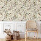 JiffDiff Floral Wallpaper Peel and Stick- 1181" x 17.3" Farm Floral Wall Paper - Image 3