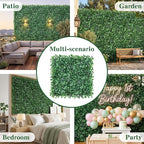 CEWOR 10"x10" Artificial Grass Wall Panels, UV Resistant & Anti-Fade Greenery - Image 7