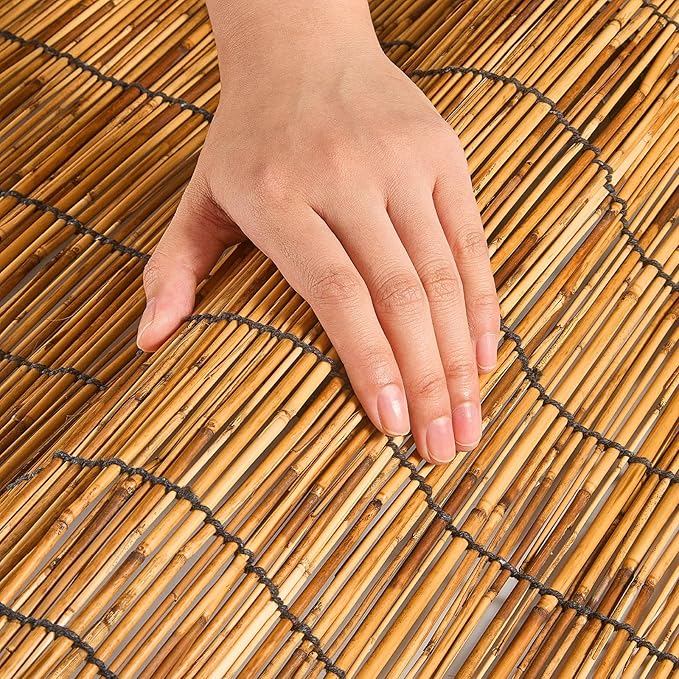 Reed Fencing Rolls, Patio Privacy Screen 5 Feet High, Decorative Bamboo Fence - Image 7