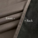 NICETOWN Taupe Velvet Curtains 108 inches Long - Image 6