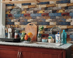 FLFK Wood Bricks Wallpaper Peel and Stick Wood Wall Paper Self Adhesive - Image 4