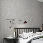 Haimin Grasscloth Wallpaper Textured 24in X 393in Fabric Contact Paper Brown - Image 4