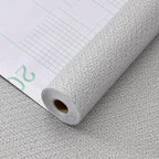 Haimin Fabric Wallpaper Textured Contact Paper Gray Grasscloth Wallpaper Peel - Image 4