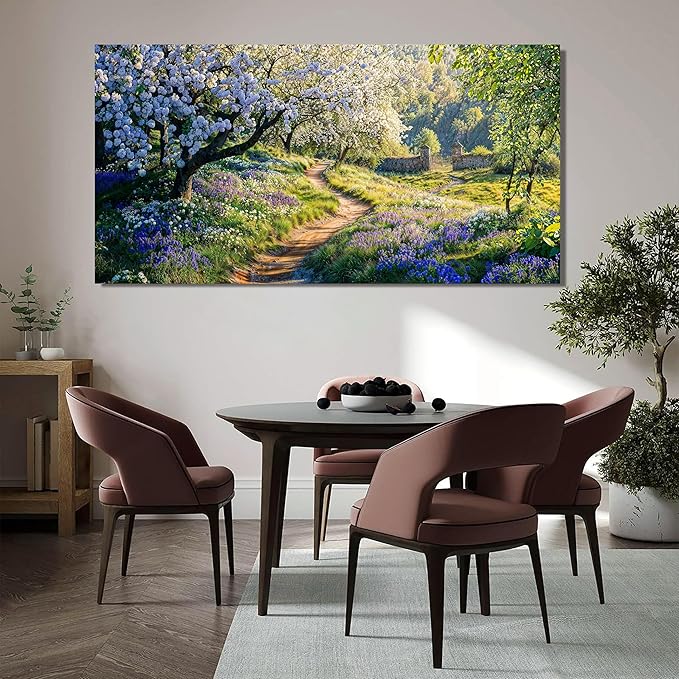 Canvas Wall Art Decor Large Modern Green Wall Art - Image 3