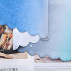 XiDi Curtains for Bedroom Decor, Rainbow BluGrenGrey-52-54 - Image 6