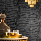 Fititem Black Peel and Stick Wallpaper 236inL 17.3inW Black Contact Paper by Fititem__FitYourHome