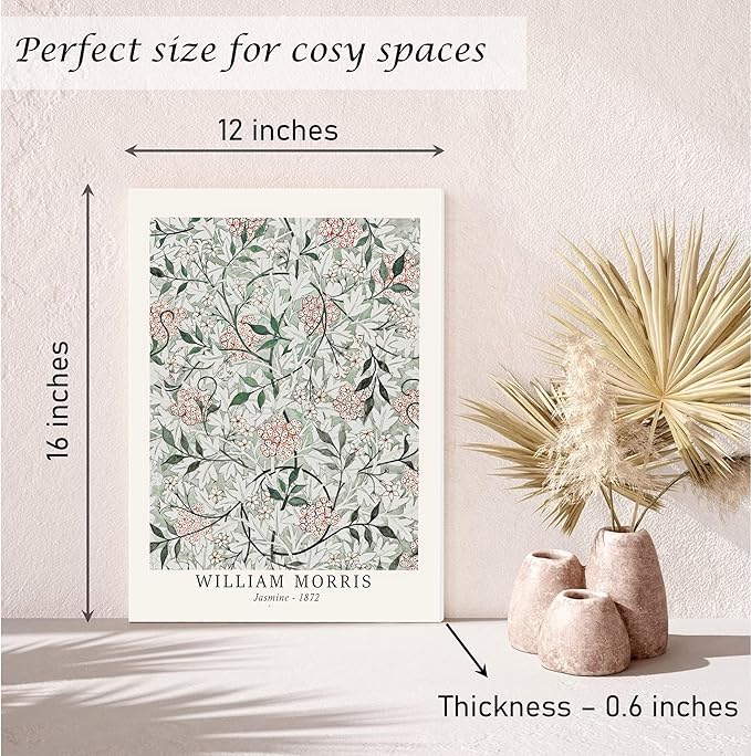 Induslyfe Framed Sage Green Vintage Wall Art Canvas Decor Set of 3, Matisse - Image 5
