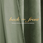 NICETOWN Super Soft Velvet Curtains 63 inches, Sound Reducing Cold Heat - Image 5