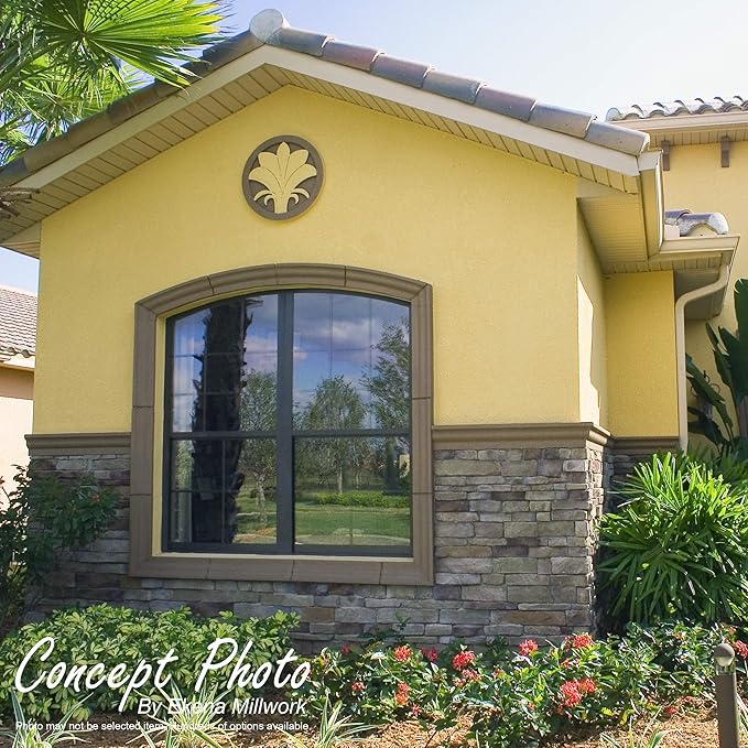 Ekena Millwork 45 3/4"W x 24 1/2"H x 1 1/4"D Canyon Ridge Stacked Stone - Image 18