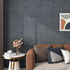 FunStick 24"x394" Removable Gold Dark Blue Textured Wallpaper Peel and Stick - Image 3
