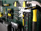 Wall Control Pegboard 16in x 32in Horizontal Green Metal Pegboard Tool Board - Image 7