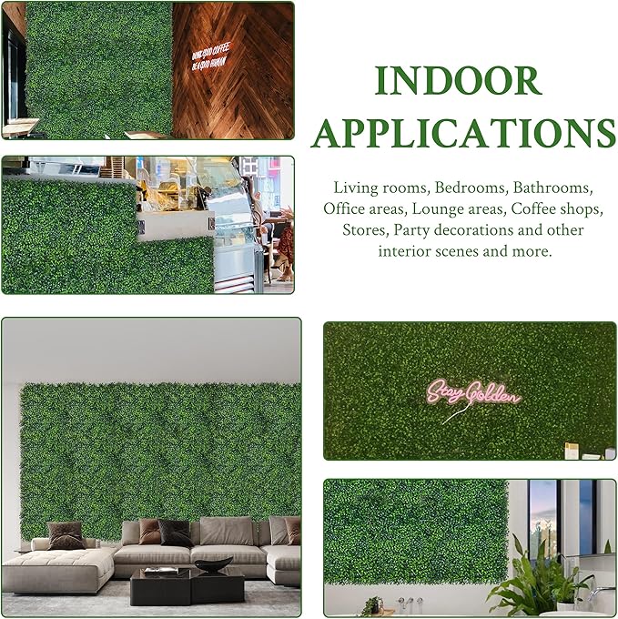 Artificial Ivy Privacy Fence Screen:48"x 128" 4-Layer Leaf UV-Anti Faux - Image 7