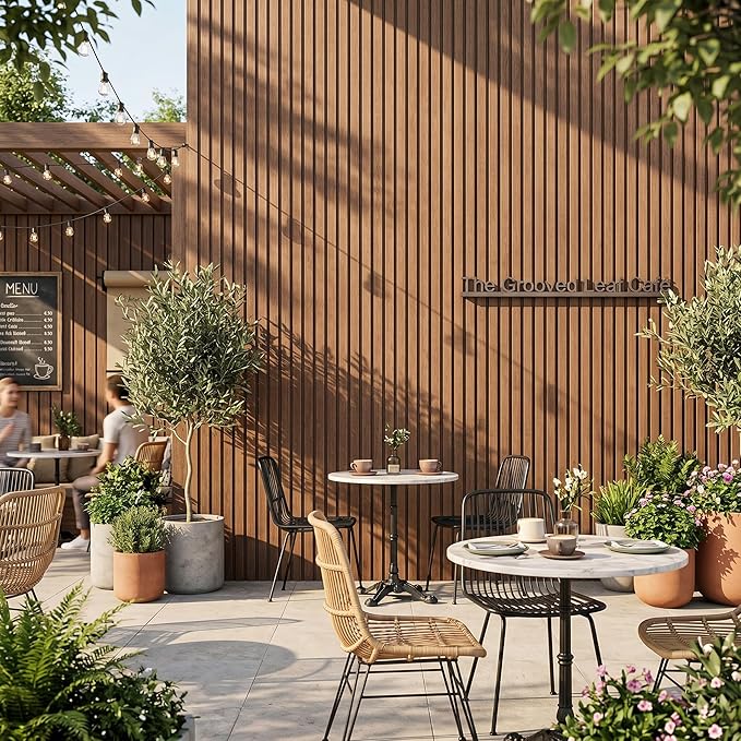 From Plain to Beautiful in Hours WPC Exterior Wall Slat Panels Waterproof - Image 14