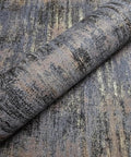 Black Gold Textured Wallpaper Distressed Industrial Metallic Peel and Stick by Kamildecor