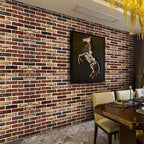 20-Pack 104 Sq.Ft 3D Wall Panels Peel and Stick 3D Faux Brick Wallpaper Peel - Image 3