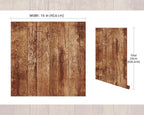 FLFK Brown Wood 16" x 256" Removable Wallpaper Peel and Stick - Image 2