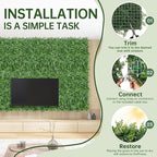 Artificial Green Wall Panels: 40"x120" Boxwood Hedge Green Wall Decor Backdrop - Image 5