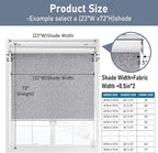 Customize Cordless Roller Shades Blackout Blinds - Image 3