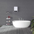 TANONE Dark Gray Wallpaper PVC Self-Adhesive Peel and Stick DIY Wallpaper Faux - Image 5