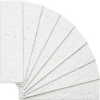 100 Old Town White Faux Brick Wall Tiles, 3D Thin Brick Veneers - Image 3