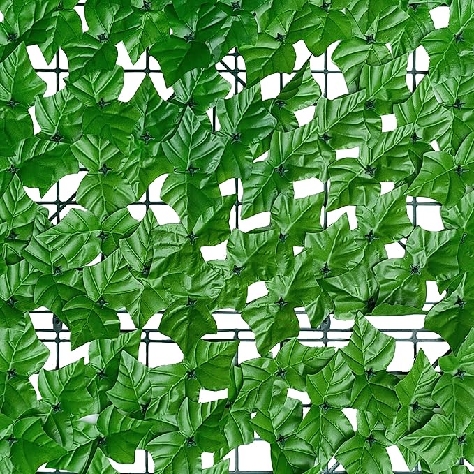 ODTORY Artificial Ivy Privacy Fence Wall Screen: 48X120 in UV-Anti Faux - Image 7