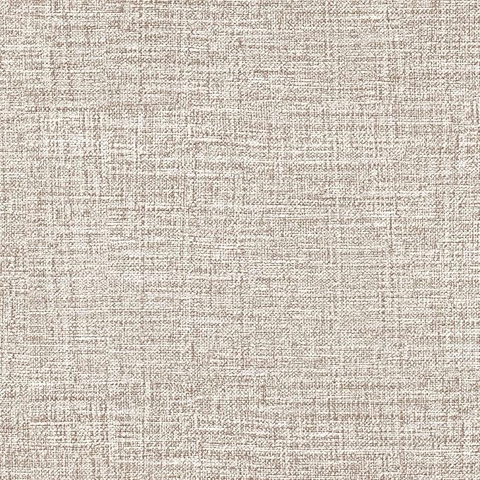 Amiya Grasscloth Khaki Wallpaper 17.3"x120" Peel and Stick Tan Faux Fabric by AMIYApeelandstickwallpaper