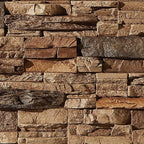 AZ Faux High-Density Polyurethane Faux Stone Wall Covering Panels by AZFaux