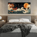 Suconvng Modern Boho Abstract Wall Artwork Canvas Art Wall Decor Pictures - Image 4