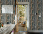 FLFK Grey Wood 16" x 256" Removable Wallpaper Peel and Stick - Image 3