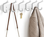 pickpiff Coat Rack Wall Mounted Heavy-Duty: Metal Coat Hanger 6 Hooks - Image 8