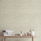 JiffDiff Grasscloth Wallpaper Peel and Stick Cream Grassweave Peel & Stick Wall - Image 7
