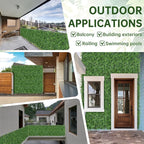 Artificial Green Wall Panels: 60"x120" Boxwood Hedge Green Wall Decor Backdrop - Image 7