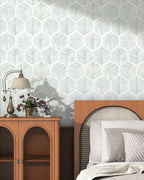 Modern Peel and Stick Wallpaper 17.3''×78.8'' Geometric Wallpaper Boho Contact - Image 4