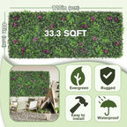 Greenery Grass Wall Boxwood Plant Roll: 40"x120" - Image 2