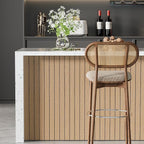 Arthome Peel and Stick Slat Wall Panels 15.7 "x120, Self-Adhesive PVC Wood - Image 3