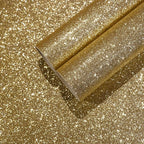 CHIHUT Champagne Gold Glitter Contact Paper Peel and Stick Wallpaper Sparkle by CHIHUT