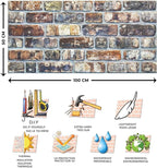 Dundee Deco 3D Wall Panels Faux Brick - Image 2