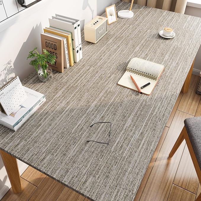 LaCheery 24"x160" Removable Grasscloth Textured Wallpaper Peel and Stick - Image 6