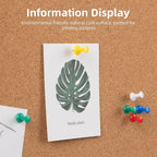 Large Cork Bulletin Board 60" X 48", Wall Mounted Notice Pin Board - Image 4