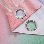 XiDi Curtains for Bedroom Decor, Rainbow Pink GreenBlue52/90/1 - Image 7