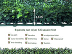 ODTORY Artificial Grass Wall Panel Backdrop, 10 X 10 in 8P UV-Anti Greenery - Image 3