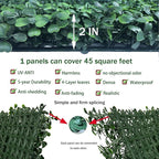 ODTORY Artificial Boxwood Roll Panels:54 X 120 in UV-Anti More Dense Greenery - Image 3