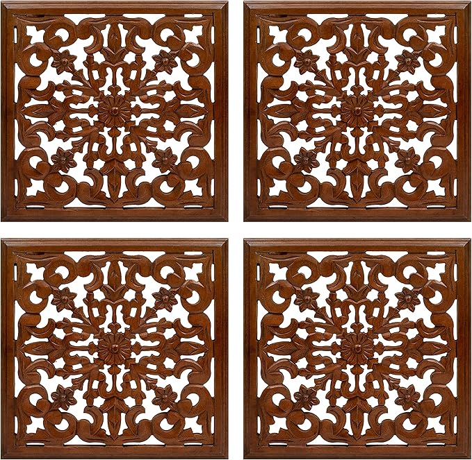 Vintage Rustic Farmhouse Style Decorative Wooden Designer Wall Hanging Plaques by HomebiaDesigns