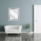 MCS 28.5x34.5 Large Wall Mirror, Vertical & Horizontal Wall Hanging Mirror - Image 5