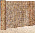 Barydat 1 Pcs 6 x 16.4 ft Reed Fence Roll, 85% Shade Bamboo Privacy Screen by home