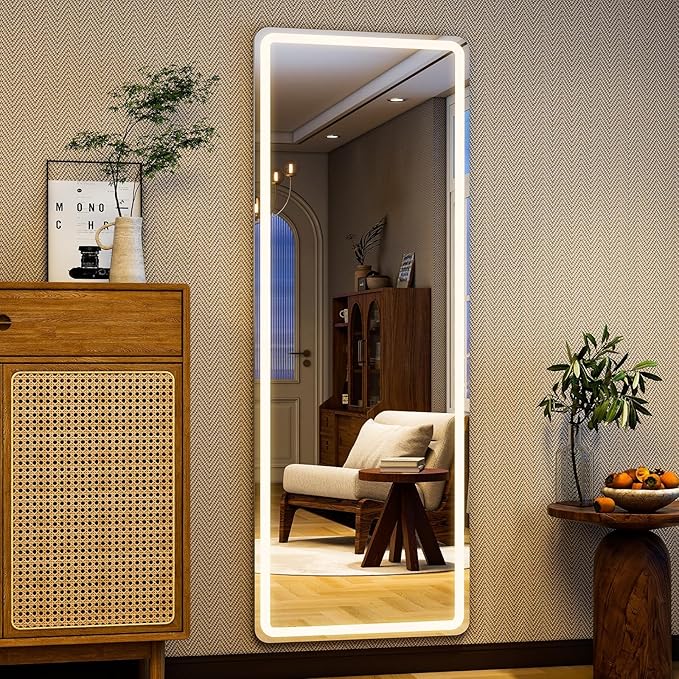Full Length Mirror with LED Lights, LED Mirrors Full Length Floor Mirror Full - Image 3
