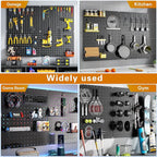 Peg Board, Includes 4 Pack Black Peg Board Panels - Image 7