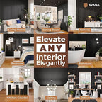 Avana Modern Acoustic Wood Wall Panels –93.2x11.25 Inch Panels – Fits 94x12 - Image 3