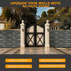 ROOMTEC 1-Pack Faux Stone Wall Covering Panels - Image 8