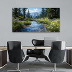 Canvas Wall Art Decor Green Nature Wall Art Prints Artwork - Image 3